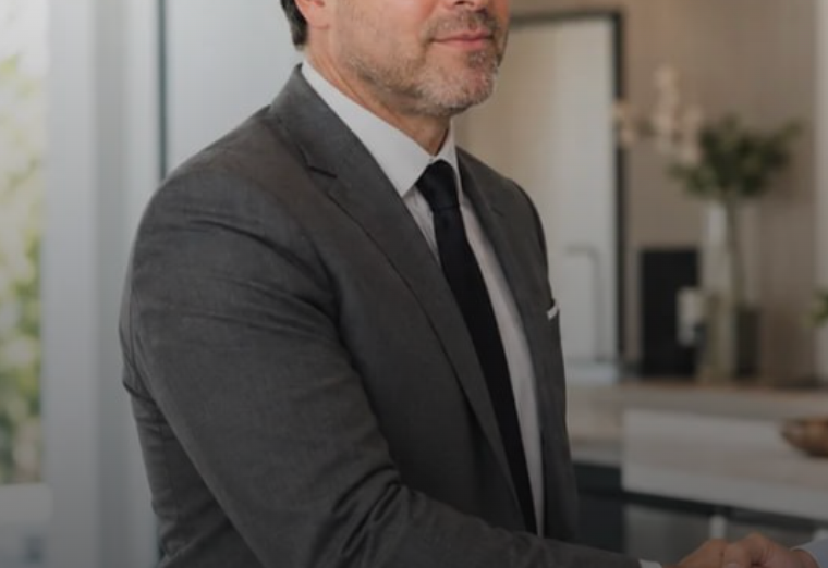 First Mutual Realty Group agent closing a commercial real estate deal in Las Vegas
